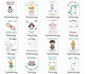 ITH Stickserie - CoolPack Hüllen